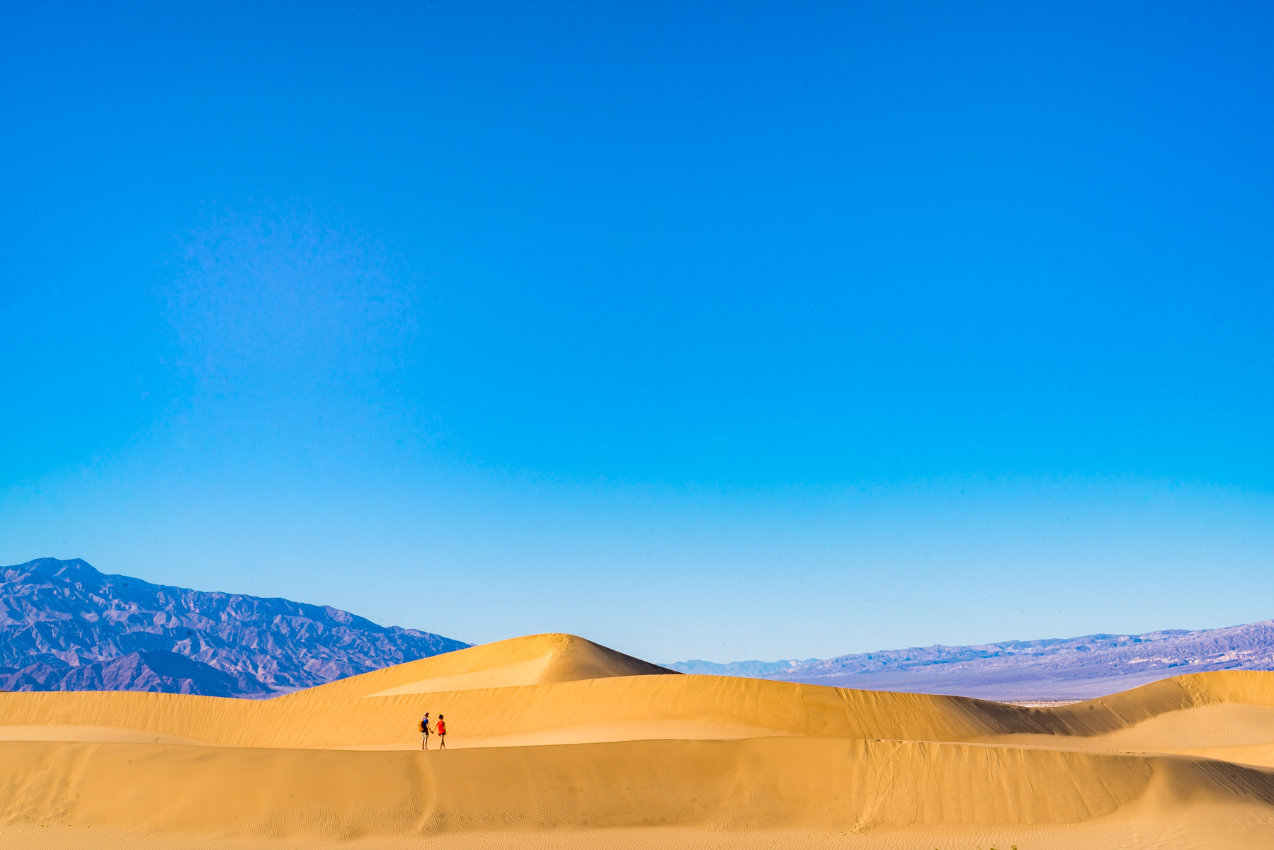 Mesquite Dunes in Death Valley National Park