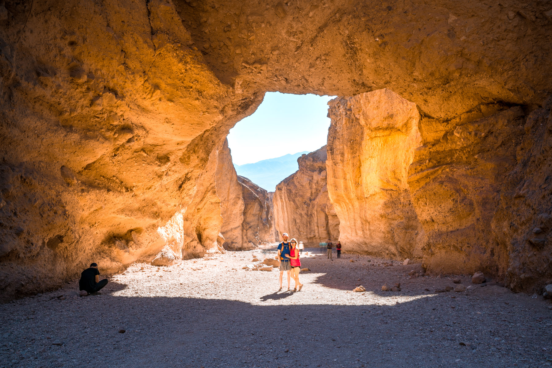 Natural Bridge Canyon in Death Valley National Park